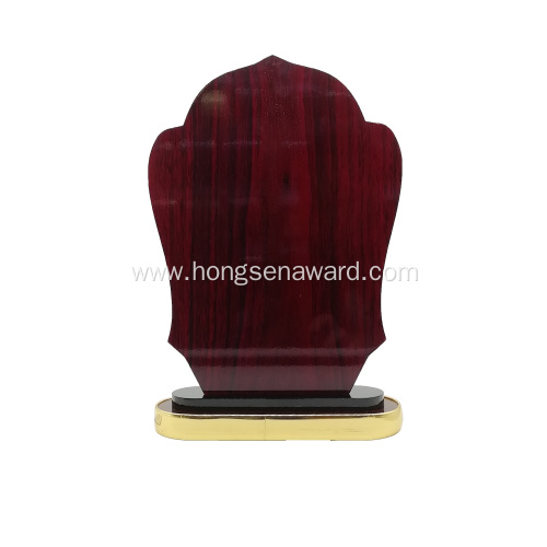 Stock Souvenir Wooden award plaque frame trophy